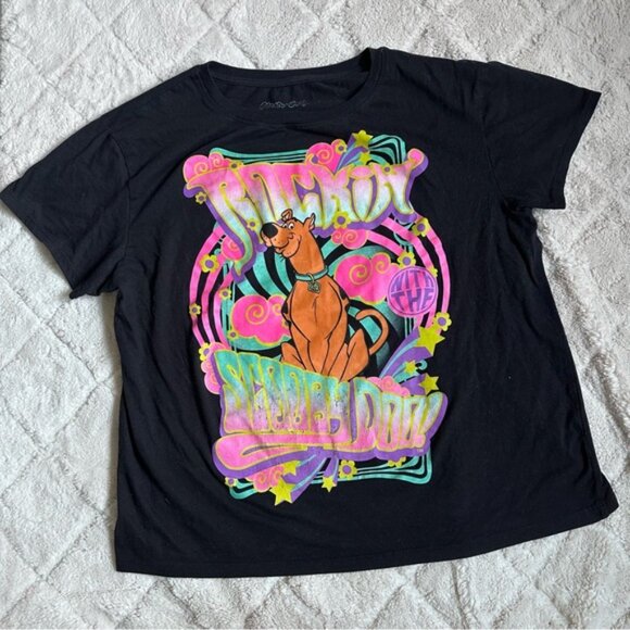 Scooby-Doo! | Rockin with Scooby Boyfriend Fit T-Shirt | Size Extra Extra Large - Picture 2 of 7